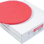 Premiere Pads PAD 4020 RED Floor Buffing Cleaning and Polishing Pad, Red (Case of 5)