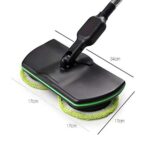 New TV Spin Maid – Rechargeable, Electric Wireless Rotary Mop Cleaning Waxing Multi-Function Sweeping 360 Rotating Mop Spin Spray Foot Switch (US Plug)