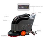 RT50D+ 22″ Width Self-Propelled Floor Scrubber Dryer Machine, 14.5 Gal Sewage Tank, 36,000 sqft/h, 3.5 hours Fast Charging