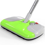 QETU Electric Sweeper, Hand-Push Sweeper, Home Smart Cleaning Tool,Wireless,Adjustable Rod Mop,Green