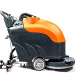 SUNMAX Battery Powered Floor Scrubber with a Complete Set of Parts, RT50+, 22″ Brush, 31″ Squeegee Width, 14.5 gal Tank, Charging time: 3.5 hours, Working Time: 5 hours