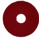 Oreck Commercial 437055 Polish Orbiter Pad, 12″ Diameter, For ORB550MC Orbiter Floor Machine, Red