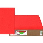 Sanico MVP Lead Off 14″ x 20″ Red Buffing Floor Pad (5 per case) -(1 CASE)