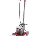 Sanitaire SC6045B Commercial High Speed Floor Cleaner Machine with Chrome Plated Steel Housings and 1.5 HP Motor, 20″ Brush Size