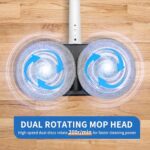 Redair Electric Mop – Cordless Electric Spin Mop for Floor Cleaning, Portable& Lightweight Powerful Floor Cleaner for Hardwood, Tile, Laminate Floor