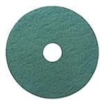 Boardwalk BWK4020GRE 20 in. Diameter Heavy-Duty Scrubbing Floor Pads – Green (5/Carton)