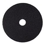 3M Low-Speed Stripper Floor Pad 7200, 19″ Diameter, Black (Case of 5)