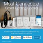 Lutron Caseta Single-Pole/3-Way Smart Lighting Lamp Dimmer and Remote Kit | P-PKG1P-WH | White