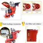 MXBAOHENG Floor Grinder Machine Epoxy Floor Grinding Machine Concrete Floor Grinder Polisher Machine Vacuum Dust 4Kw (Working Width 40cm(15.7in), 110V)