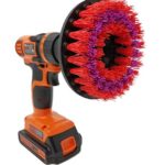 Beast Brush Stiff 5″ Drill Brush Attachment Spin Power Scrubber Fast Easy Cleaning, Stiff Bristles Tough Heavy Stains in The Bathroom Shower Tub, Kitchen, Grout, Garage