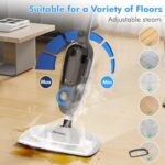 Steam Mop – All-in-one Powerful Handheld Steam Cleaner Detachable Floor Steamer with 11 Accessories, MultiPurpose Steamer for Hardwood Floors, Clothes,Windows,Tiles,Furniture,Carpet, Whole Home Use