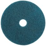 3M Blue Cleaner Pad 5300, 15″ Floor Care Pad (Case of 5)